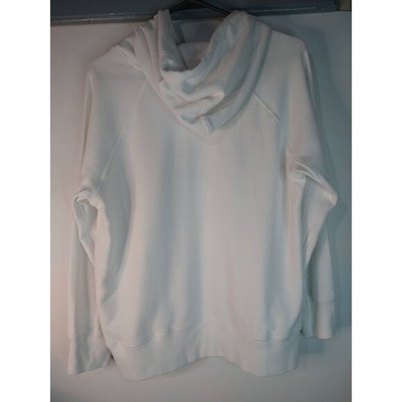 Levi's Retro White Long Sleeve Hoodie, Drawstring, Colorblock Logo, Unisex S - Picture 9 of 13